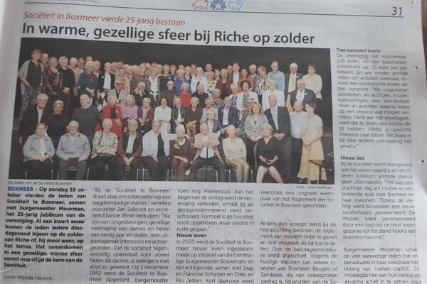 25-jarig Jubileumviering